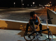  اصابة راكب دراجة هوائية بحادث ذاتي في منطقة ميناء يافا